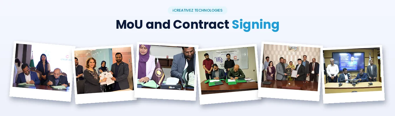 icreativez MoU and Contract Signing